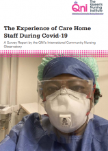 The Experience of Care Home Staff During Covid-19: A Survey Report by the QNI’s International Community Nursing Observatory